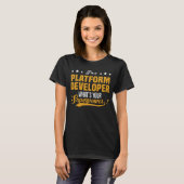T-shirt Développeur de plate-forme (Devant entier)