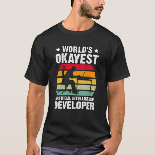 T-shirt Développeur d'intelligence artificielle le plus mo