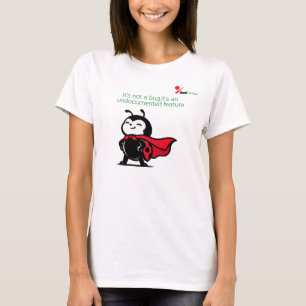 T-shirt développeur fonctionnalité pas un bogue