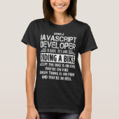 T-shirt Développeur JavaScript (Devant)