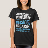 T-shirt Développeur JavaScript (Devant)