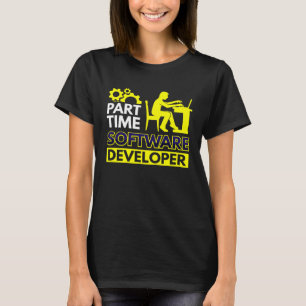 T-shirt Développeur logiciel à temps partiel