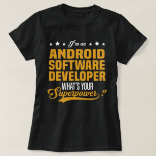 T-shirt Développeur logiciel Android