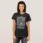 T-shirt Développeur logiciel intégré (Devant entier)