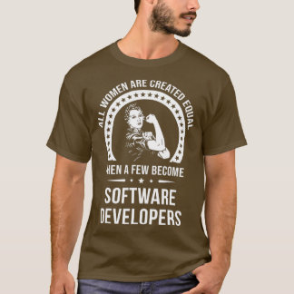 T-shirt Développeur logiciel pour femmes
