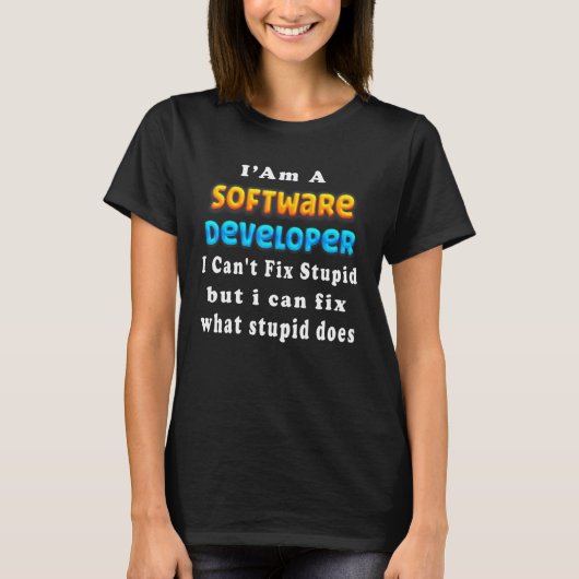 T-shirt développeur logiciel Programmer (Devant)