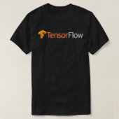 T-shirt Développeur logiciel Tensorflow foncé T (Design devant)