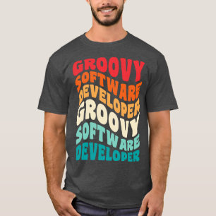 T-shirt Développeur logiciel Vintage Retro 60s les années