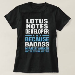 T-shirt Développeur Lotus Notes