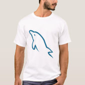T-shirt Développeur MySQL - Gestion de base de données rel (Devant)