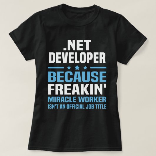 T-shirt Développeur .Net (Design devant)
