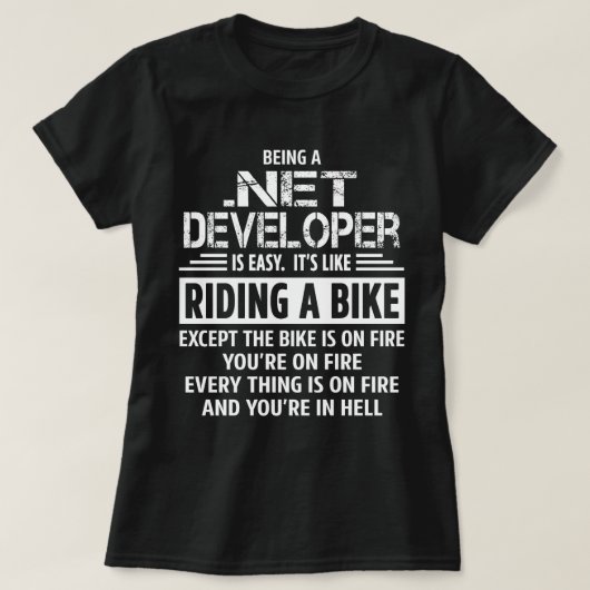 T-shirt Développeur .Net (Design devant)