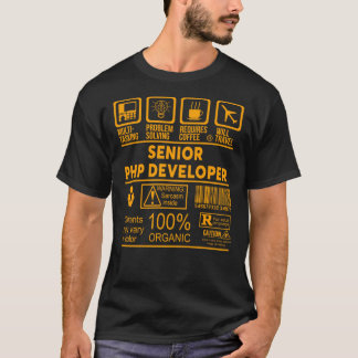 T-shirt DÉVELOPPEUR PHP PRINCIPAL - NICE DESIGN 2017 Essen