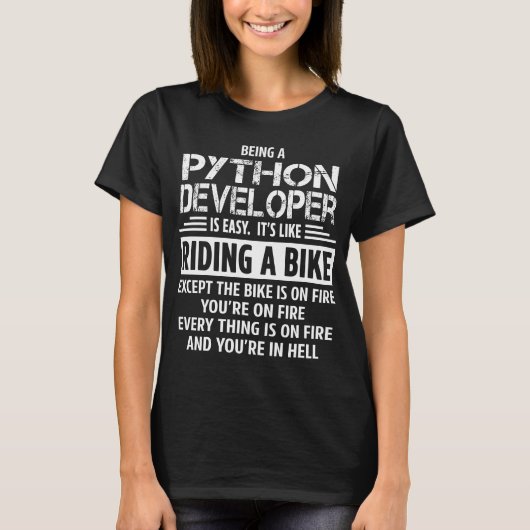 T-shirt Développeur Python (Devant)