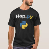 T-shirt Développeur Python Hap (Devant)
