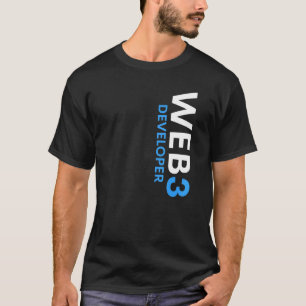 T-shirt Développeur Web3 Décentralisé Cryptomonnaie Web3 0