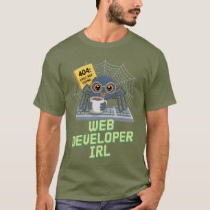 T-shirt Développeur Web IRL – 404 Chill Not Found