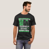 T-shirt Développeur Web Nous Faisons Précision Devinez Tra (Devant entier)