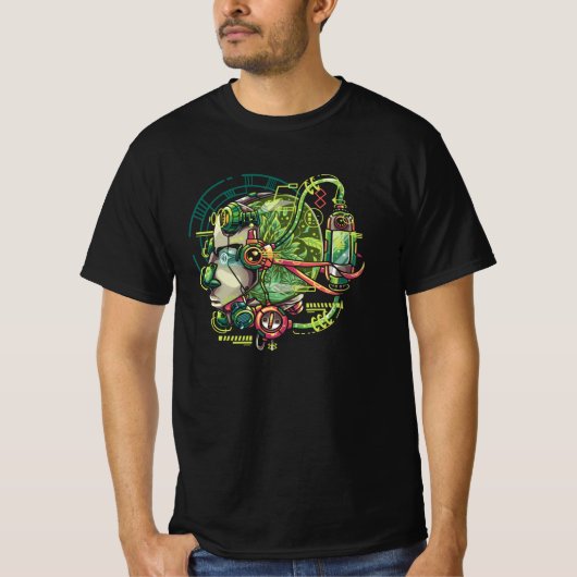 T-shirt DEVENEZ ÉCOLO IRobot (Devant)