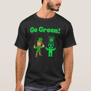 T-shirt Devenez écolo Leprechaun & Alien