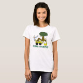 T-shirt Devenez écolo. Réduire, réutiliser, recycler. Forê (Devant entier)
