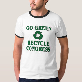 T-shirt Devenez écolo - réutilisez le congrès