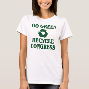 T-shirt Devenez écolo - réutilisez le congrès