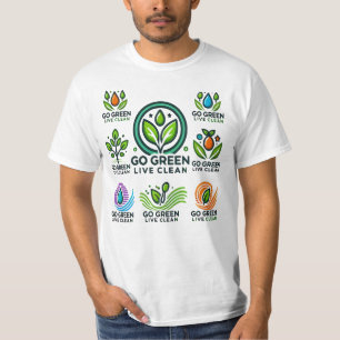 T-shirt Devenez écolo, Vivre Propre - Valeur Jour des terr