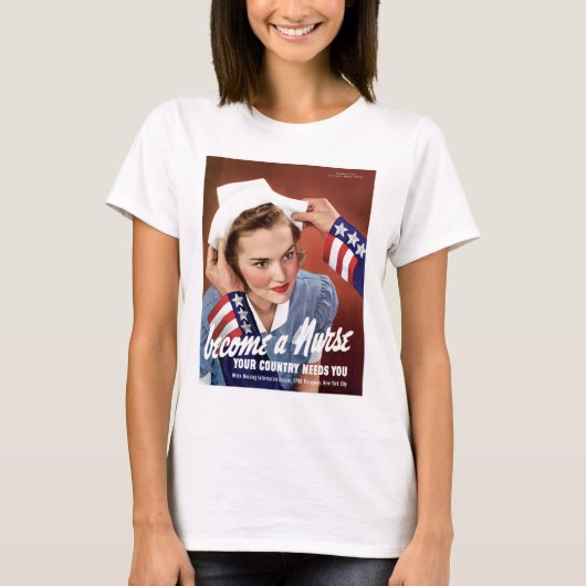 T-shirt Devenez Infirmière (Devant)