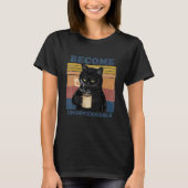 T-shirt Devenez ingouvernable Boisson de chat (Devant)