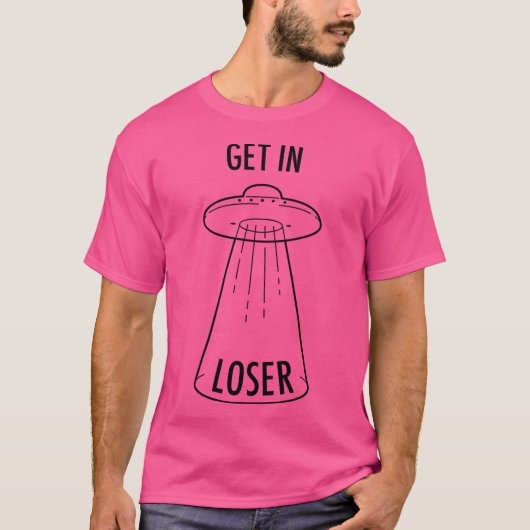 T-shirt Devenez Loser - Ufo (Devant)