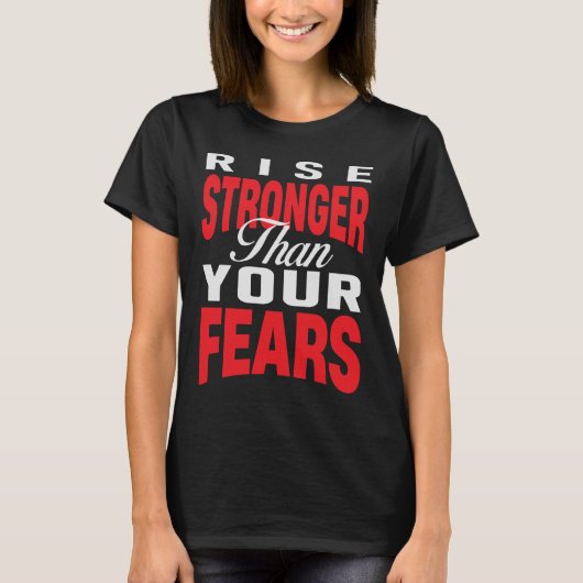 T-shirt Devenez plus fort que vos peurs (Devant)