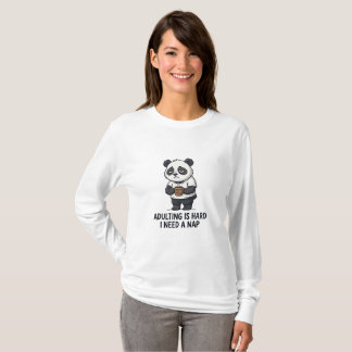 T-shirt Devenir Adulte Est Dur J'ai Besoin D'une Sieste Ma