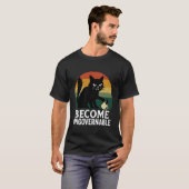 T-shirt Devenir Chat Ingouvernable (Devant entier)