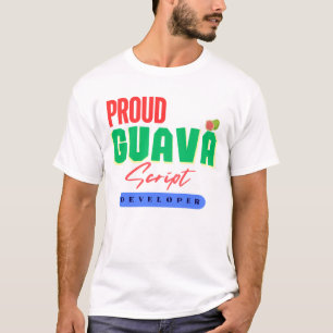 T-shirt Devenir développeur de langage GuavaScript sur un 