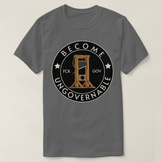 T-shirt Devenir ingouvernable (Design devant)