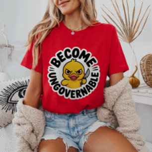 T-shirt Devenir ingouvernable résister à la tyrannie milit