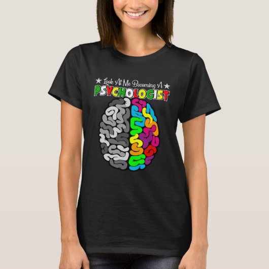 T-shirt Devenir Psychologue Scolaire Professeur De Psychol (Devant)