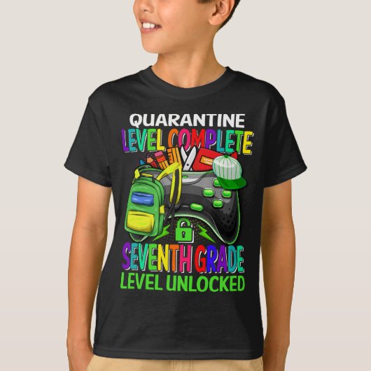 T-shirt déverrouillé de septième année (Devant)