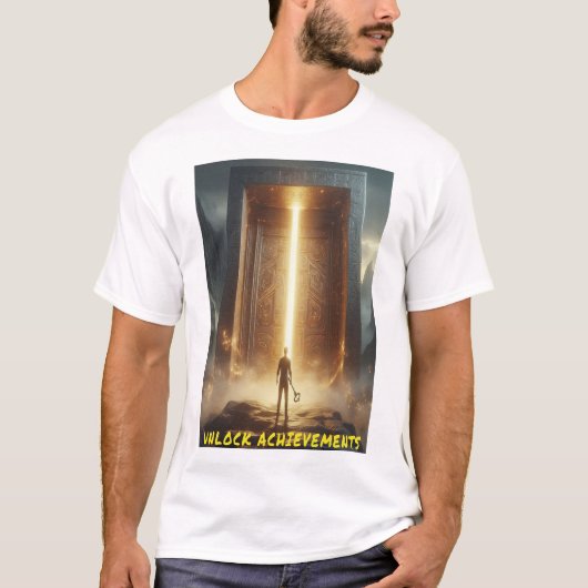 T-shirt Déverrouiller les réalisations (Devant)