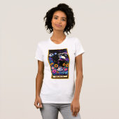 T-shirt Déverser La Carte Tea Tarot (Devant entier)