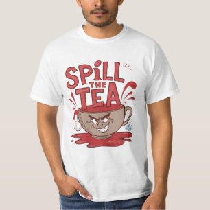 T-shirt Déverser le thé