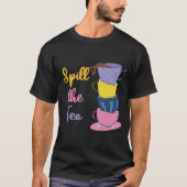 T-shirt Déverser Le Thé - Boisson De Thé (Devant)