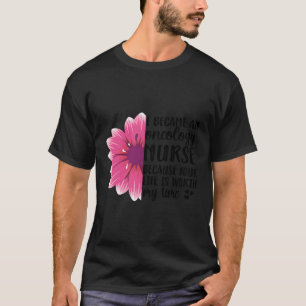 T-shirt Devient Infirmière En Oncologie Oncologie Infirmiè