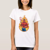T-shirt Devil with trident (Devant)