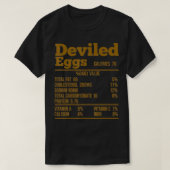 T-shirt Deviled Eggs Thanksgiving Nutrition (Design devant)