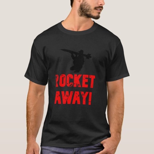 T-shirt Devil's Court Clothing Rocket Away !Tee (Devant)