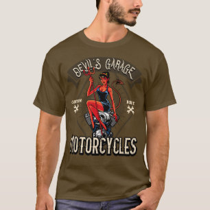 T-shirt Devils Garage Motos