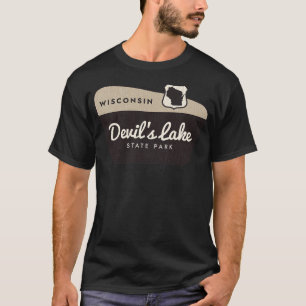 T-shirt Devils Lake State Park Wisconsin Affiche de bienve