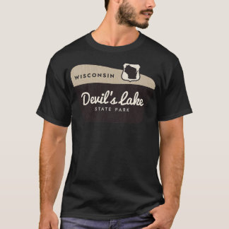 T-shirt Devils Lake State Park Wisconsin Affiche de bienve